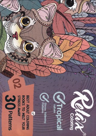 Librairie Bouarroudj - RELAX COLORING أفضل كتب التلوين للكبار للتخلص من التوتر